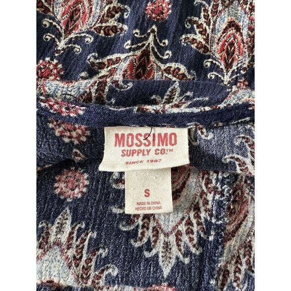 Mossimo Navy Blue Geometric Pattern Swing Dress Size S - Picture 3 of 3